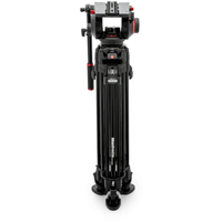 Manfrotto 645 Alu Fast Doppelrohr-Stativ mit 509 Pro Videokopf