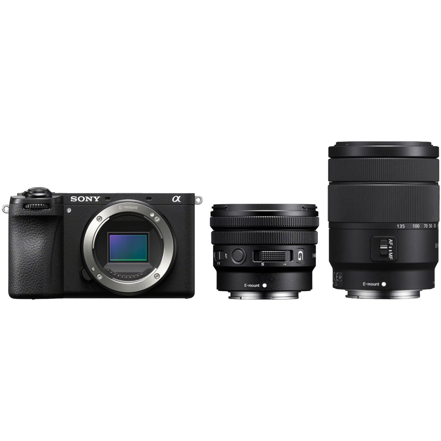 Sony Alpha 6700 mit E 18-135mm F3.5-5.6 OSS und E PZ 10-20mm F4 G 
