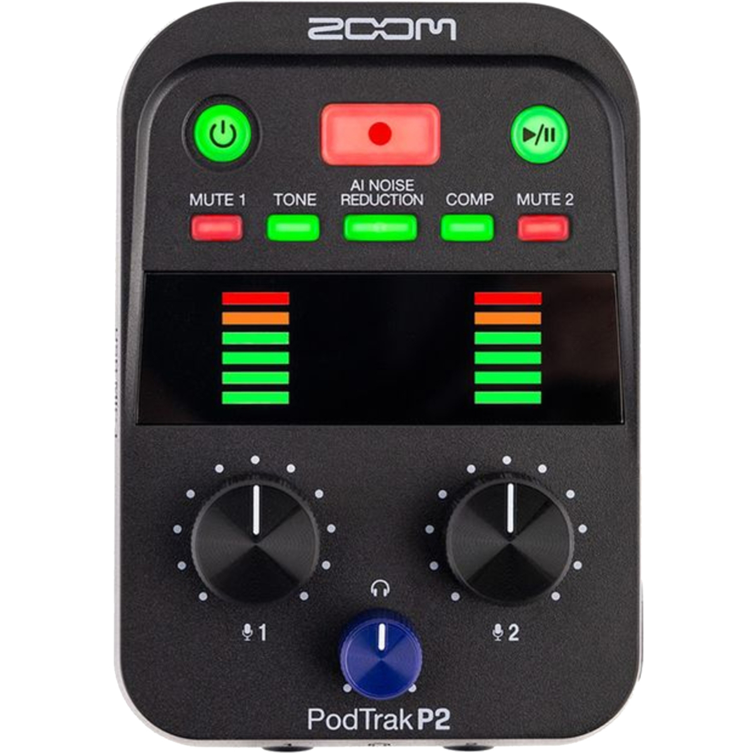 Zoom PodTrak P2 Podcaster Recorder