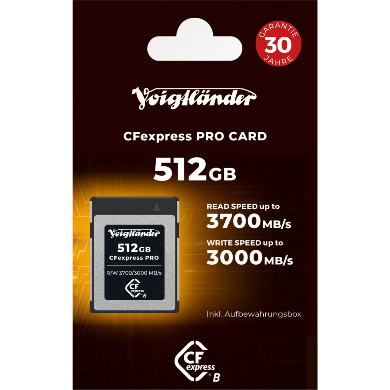 Voigtländer 512GB CFexpress Professional Typ B