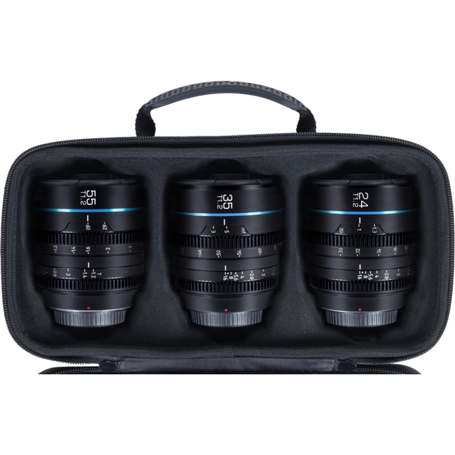 Sirui MS-3SRB Night Walker 24+35+55mm T1.2 S35 RF-Mount Schwarz