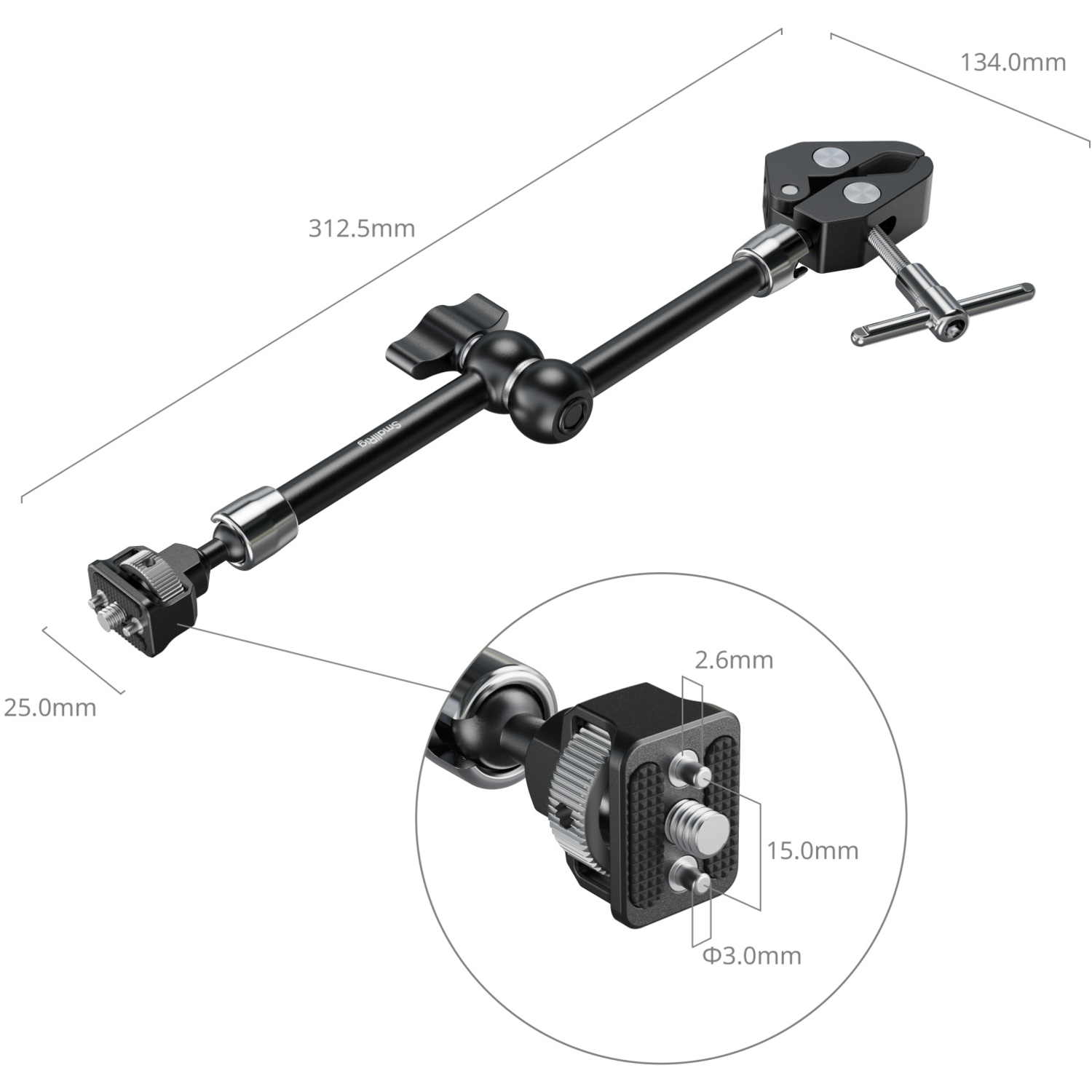 SmallRig Magic Arm 11" mit krabbenförmiger Klemme 5311