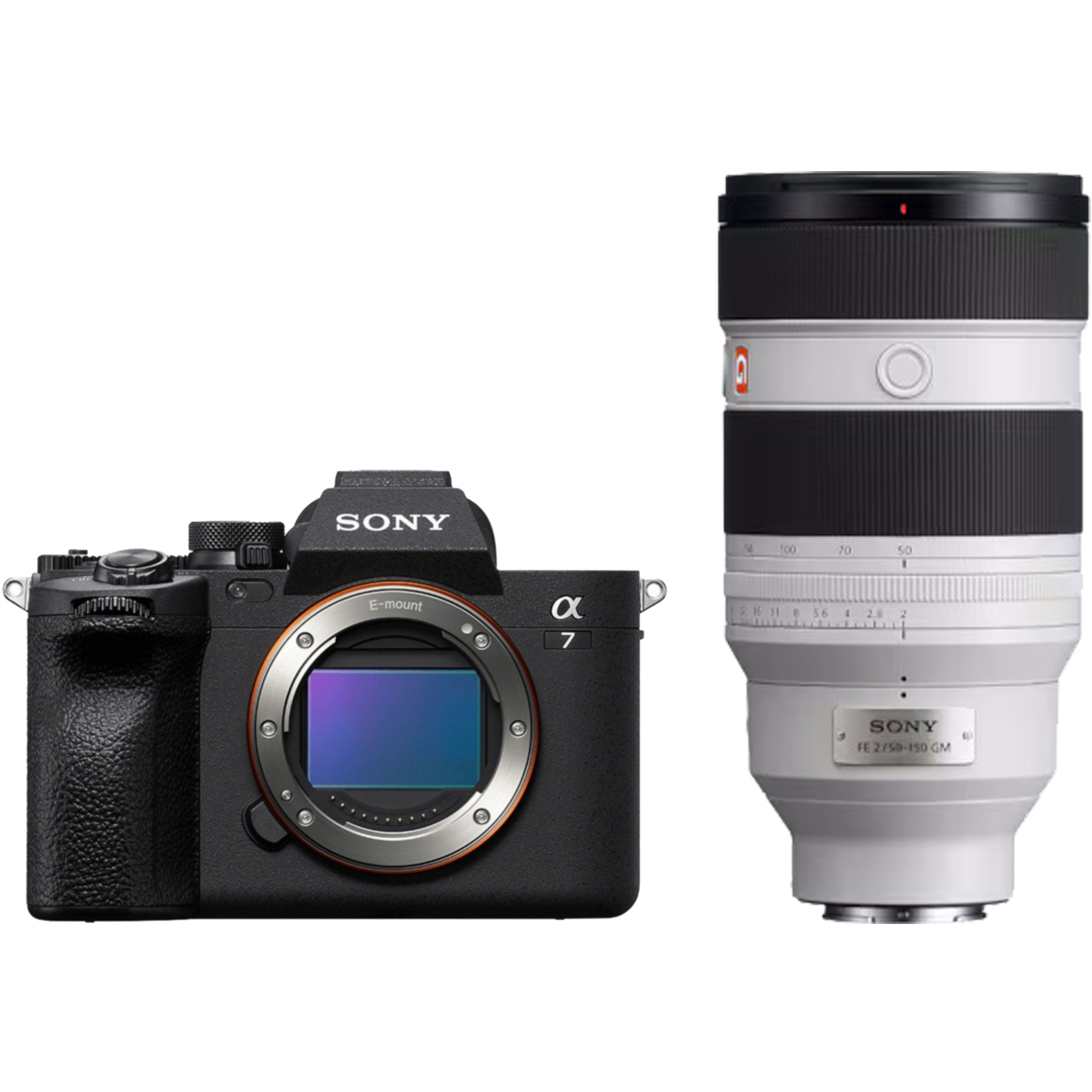 Sony Alpha 7 IV mit FE 50-150mm F2 G Master weiß