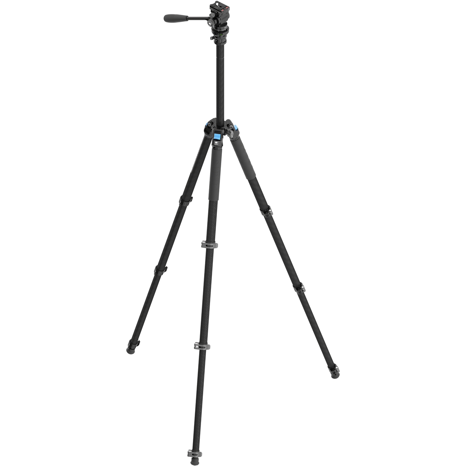 Sirui Carbon Compact Dreinbeinstativ L-224FL mit Stativkopf KV-5