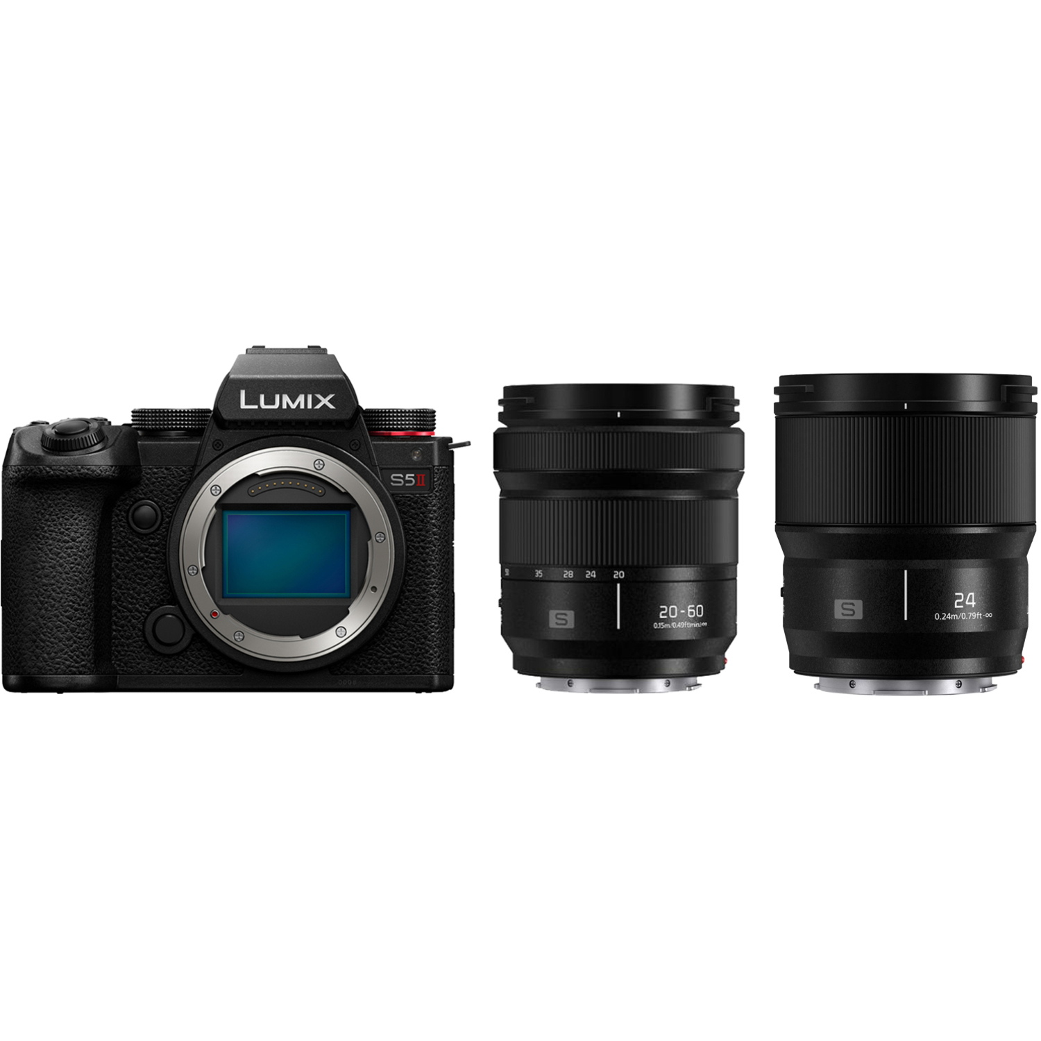 Panasonic LUMIX DC-S5II mit LUMIX S 20-60mm F3.5-5.6 und LUMIX S 24mm F1.8