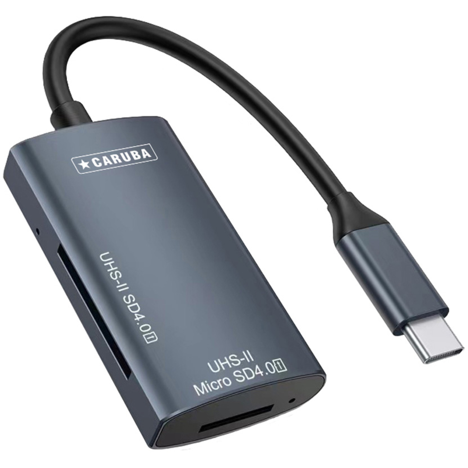 Caruba Speicherkartenleser für SD 4.0 USH-II und Micro SD