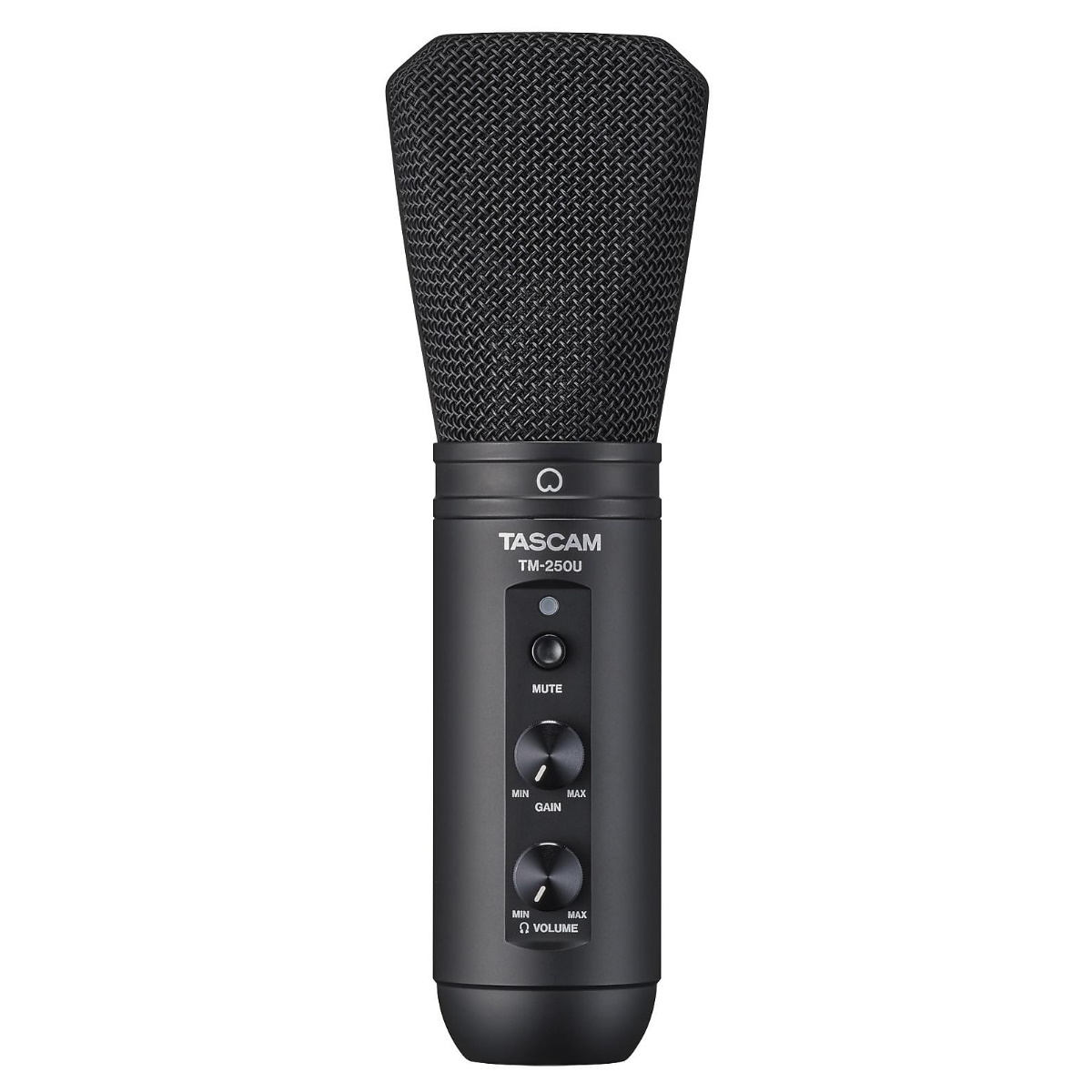 Tascam TM-250U USB-Sprechermikrofon mit Kopfhörerausgang