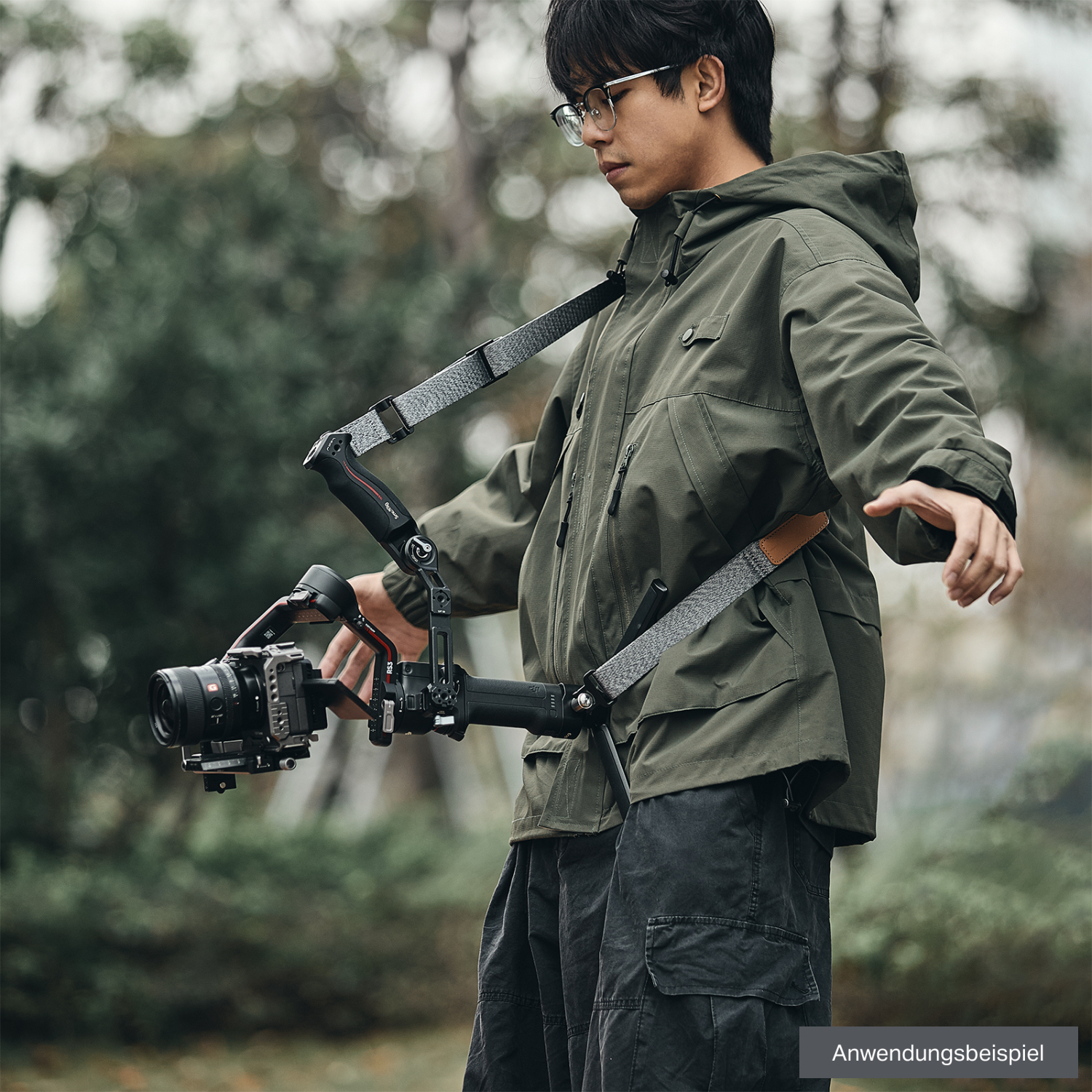 Smallrig Tragegriff mit Schultergurt-Set 4383C für DJI RS 2, 3, 3 Pro, 4, 4 Pro und 5