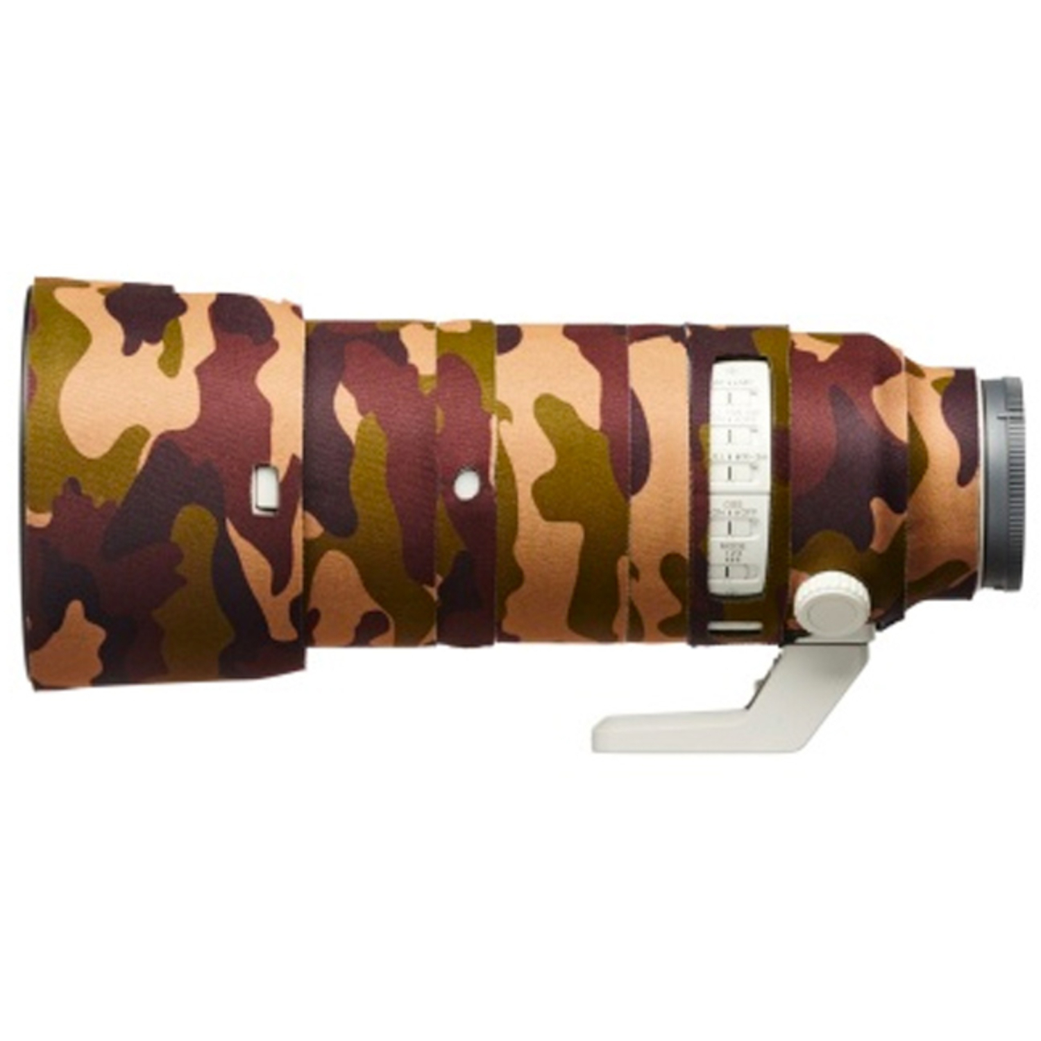 easyCover Lens Oak für Sony FE 70-200mm F2.8 GM OSS II Braun Camouflage