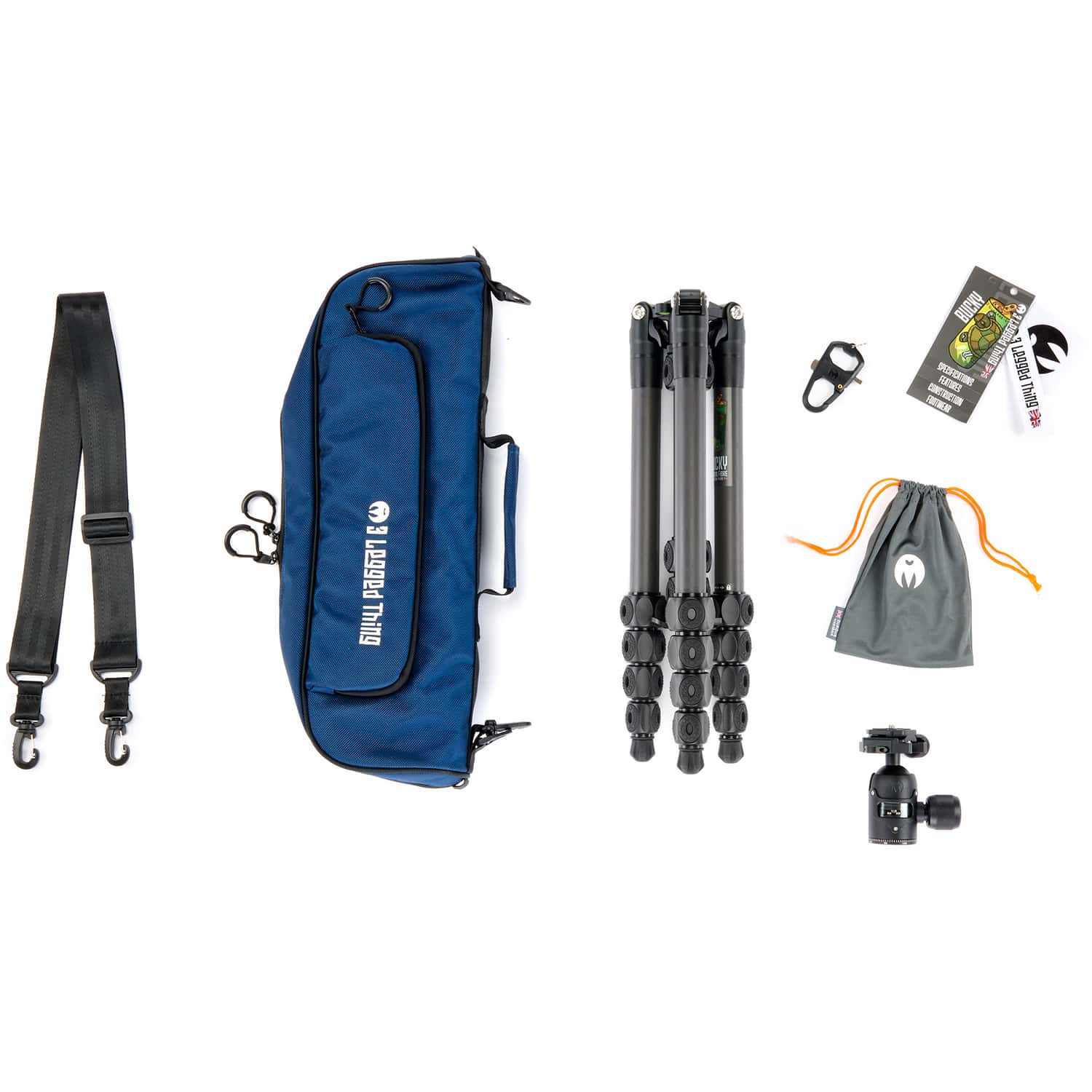 3 Legged Thing Legends Bucky Tripod AirHed VU Black Darkness