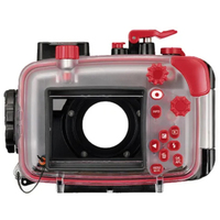 OM System Tough TG-7 rot mit PT-059 Unterwassergehäuse