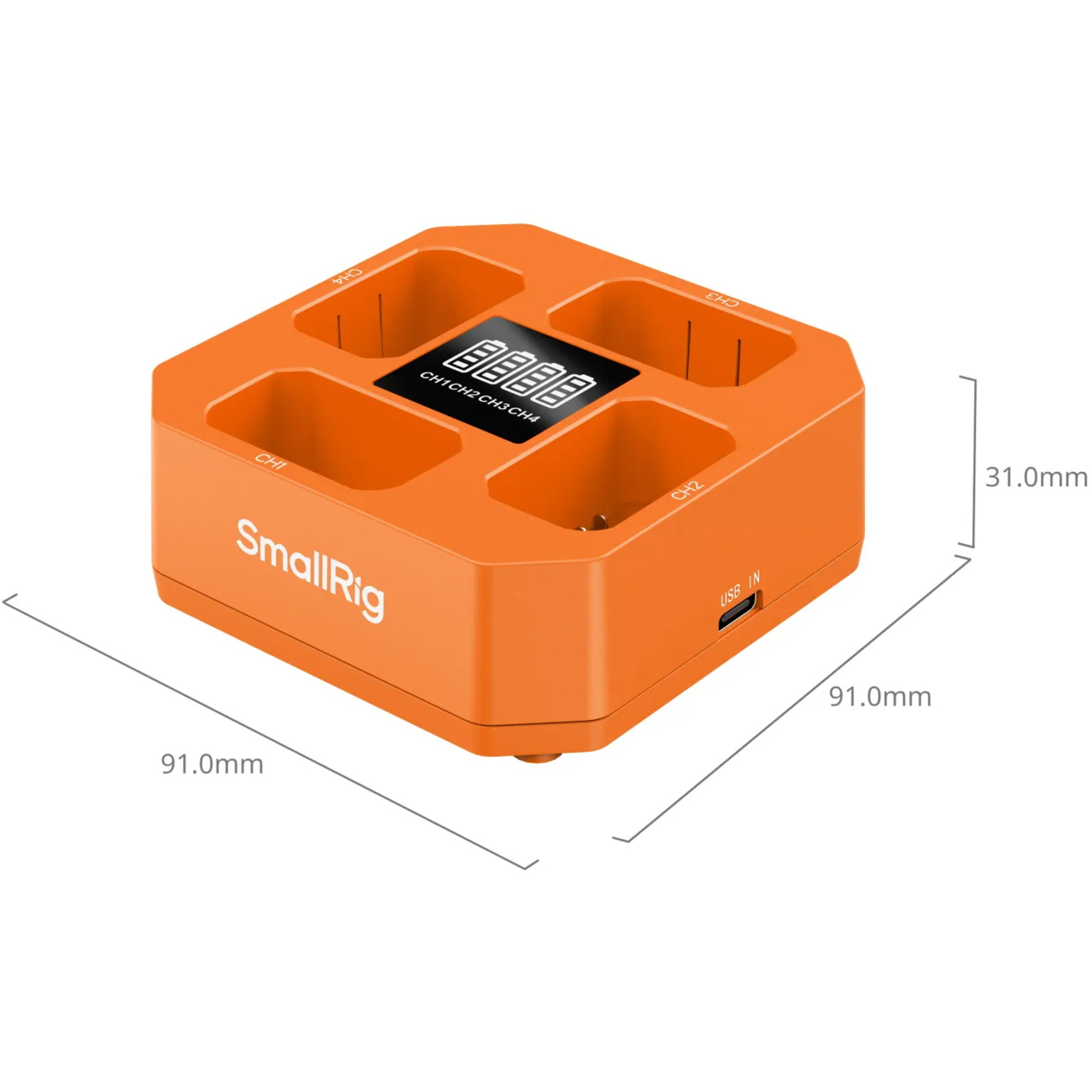 SmallRig Vierkanal-Ladegerät 5749 für NP-FW50