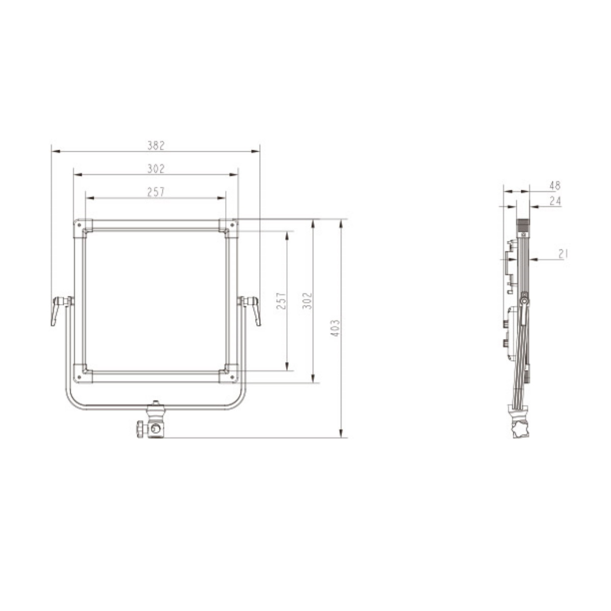 Swit PL-E60D TLCI-99 60W LED Panelleuchte