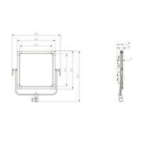 Swit PL-E60D TLCI-99 60W LED Panelleuchte