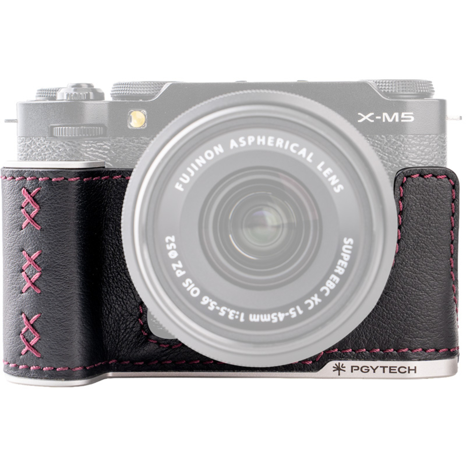 PGYTECH Leder-Kameracase Midnight Black für Fujifilm X-M5