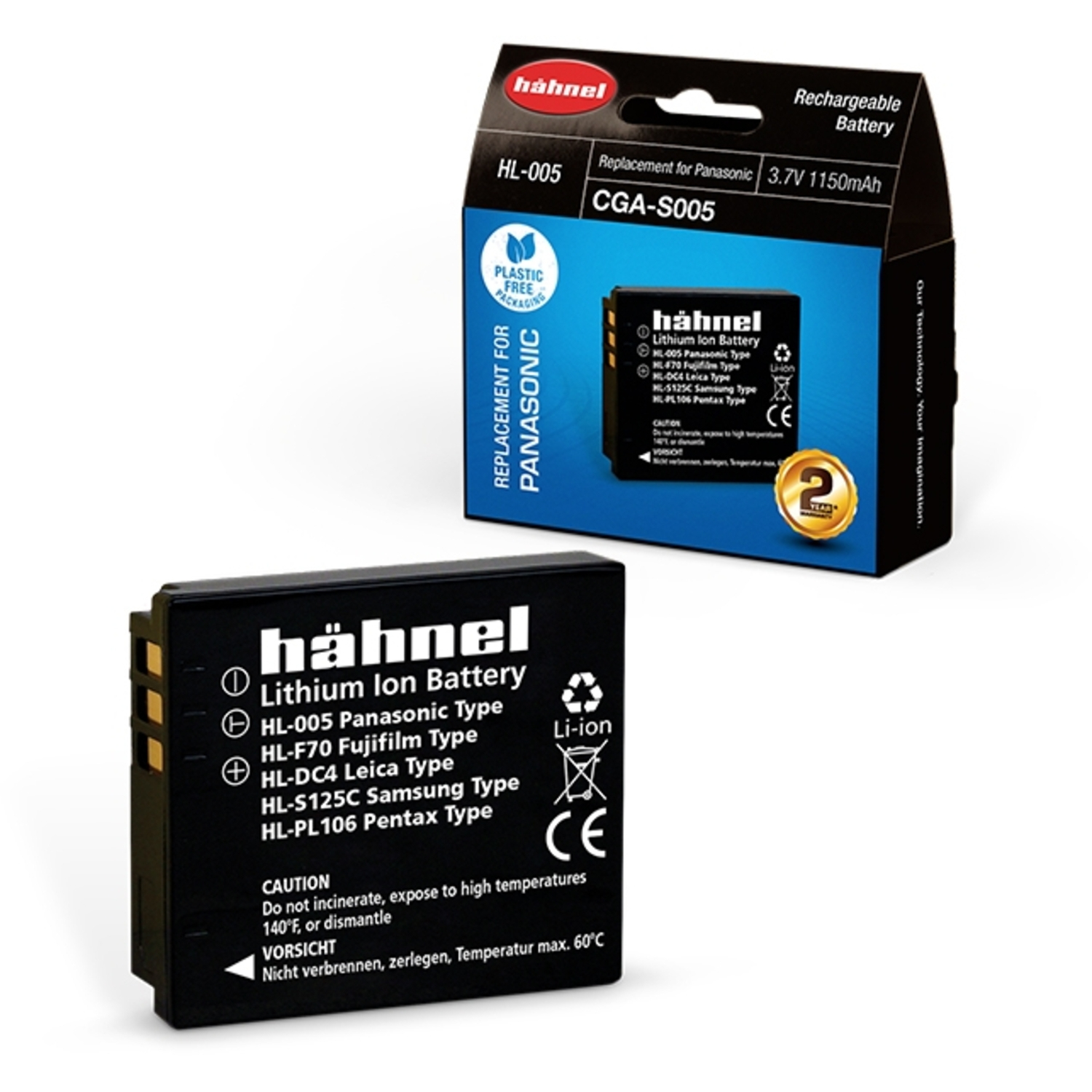 Hähnel Akku HL-005 für Panasonic