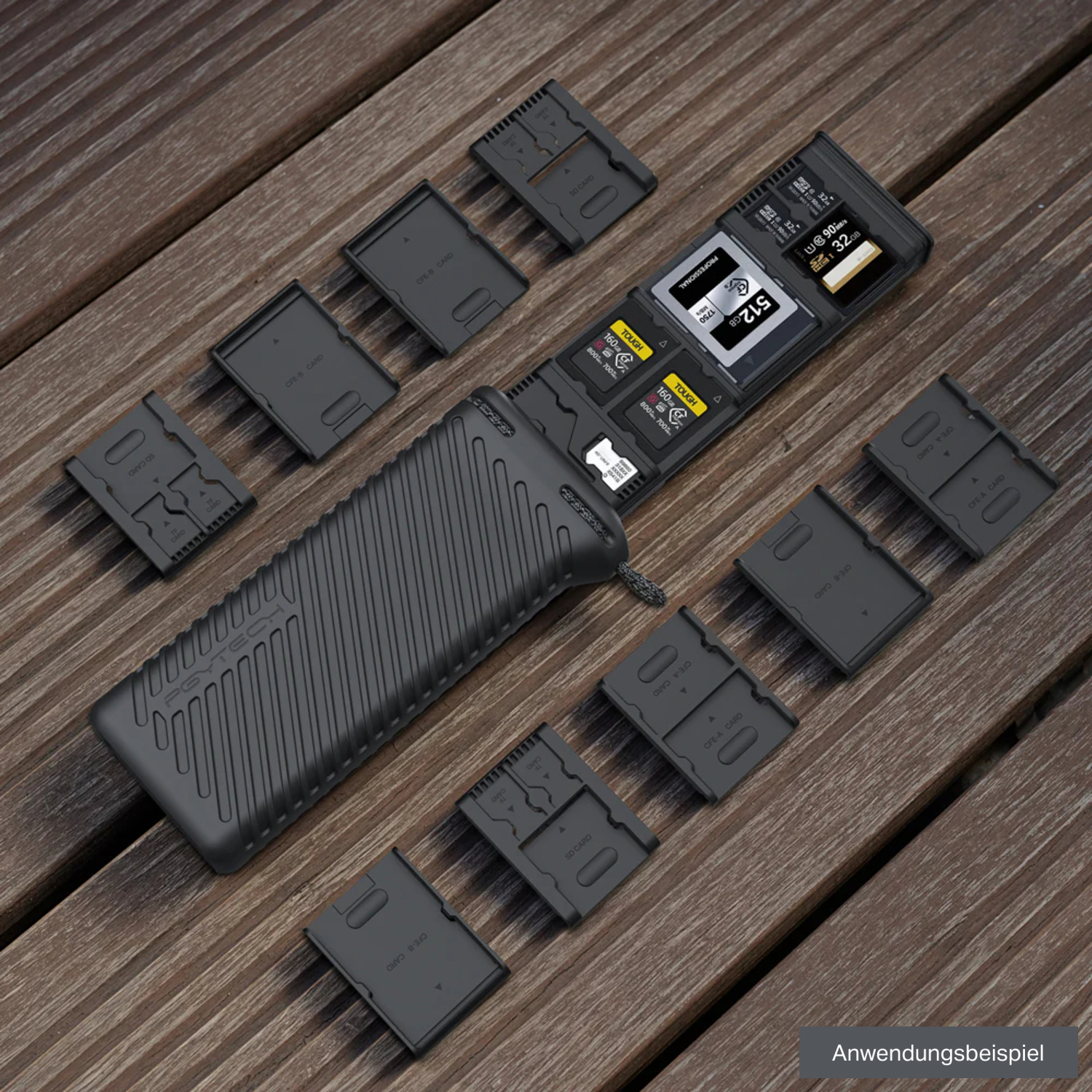 PGYTECH Speicherkartenetui CreateMate für alle Kartentypen