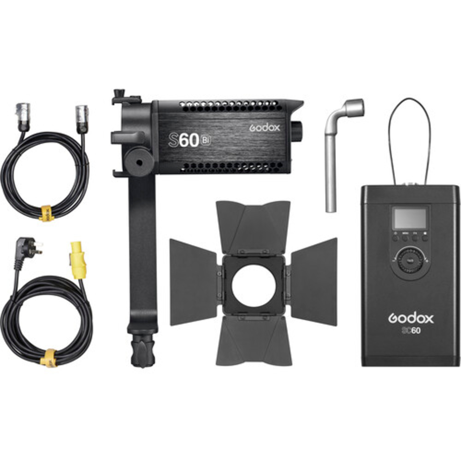 Godox Fokus Bi-color LED Leuchte mit Abschirmklappe S60BI