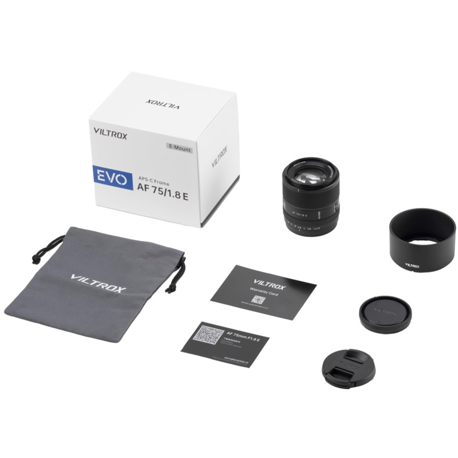 Viltrox AF 75mm F1.8 EVO APS-C für Sony E-Mount