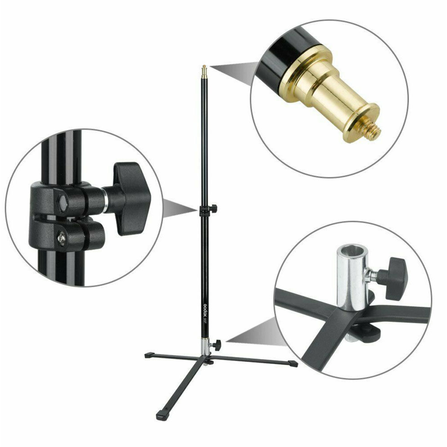 Godox 90F - Faltbares Leuchtenstativ Kit 87cm