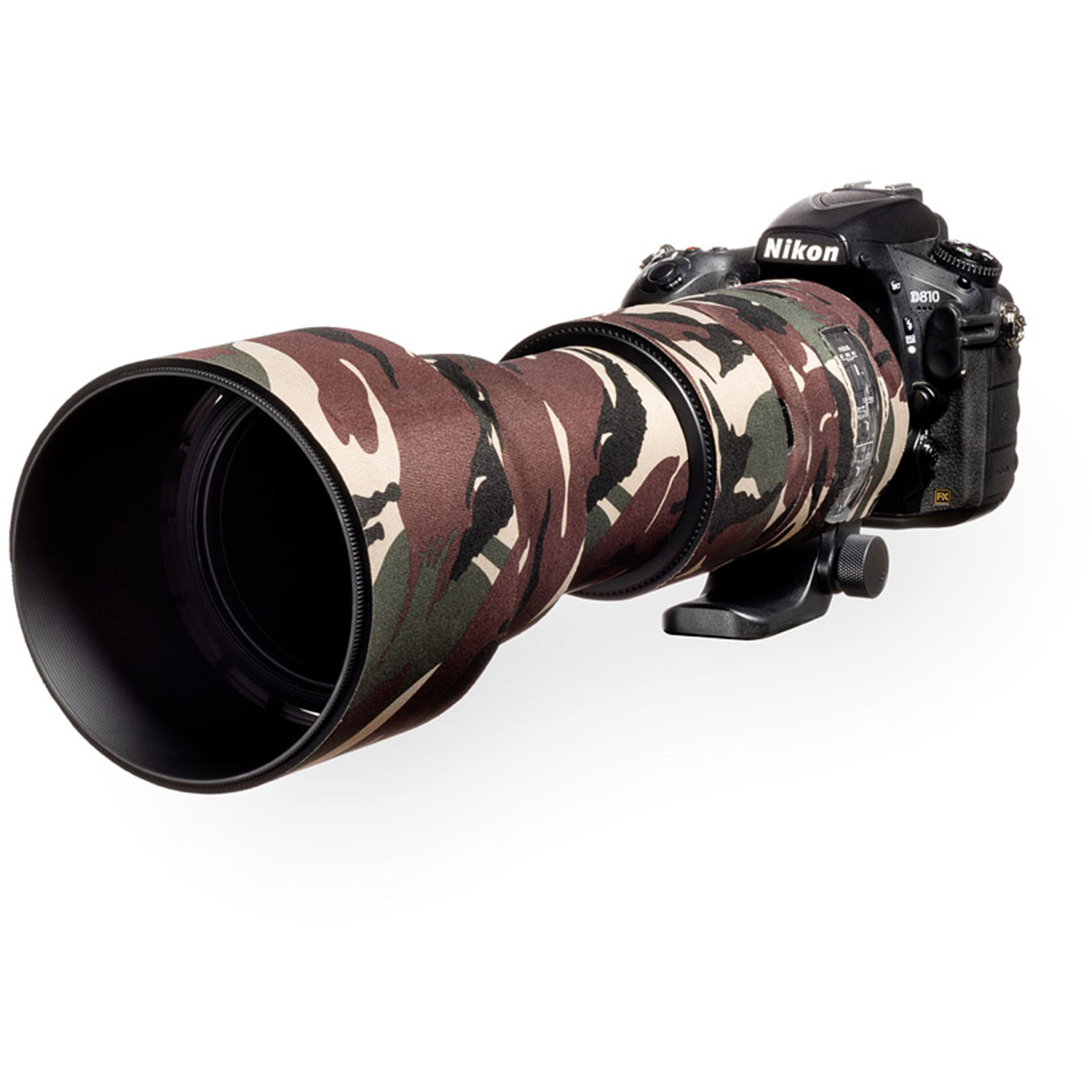 easyCover Lens Oak Objektivschutz für Sigma 150-600mm f/5-6.3 DG OS HSM Contemporary Grün Camouflage