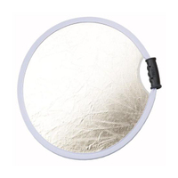 Calumet Zip-Disc Reflexionsschirm 56cm gold/silber/weiß
