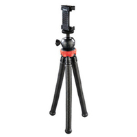 Hama FlexPro Kamera-Stativ für Smartphone/GoPro 27cm rot