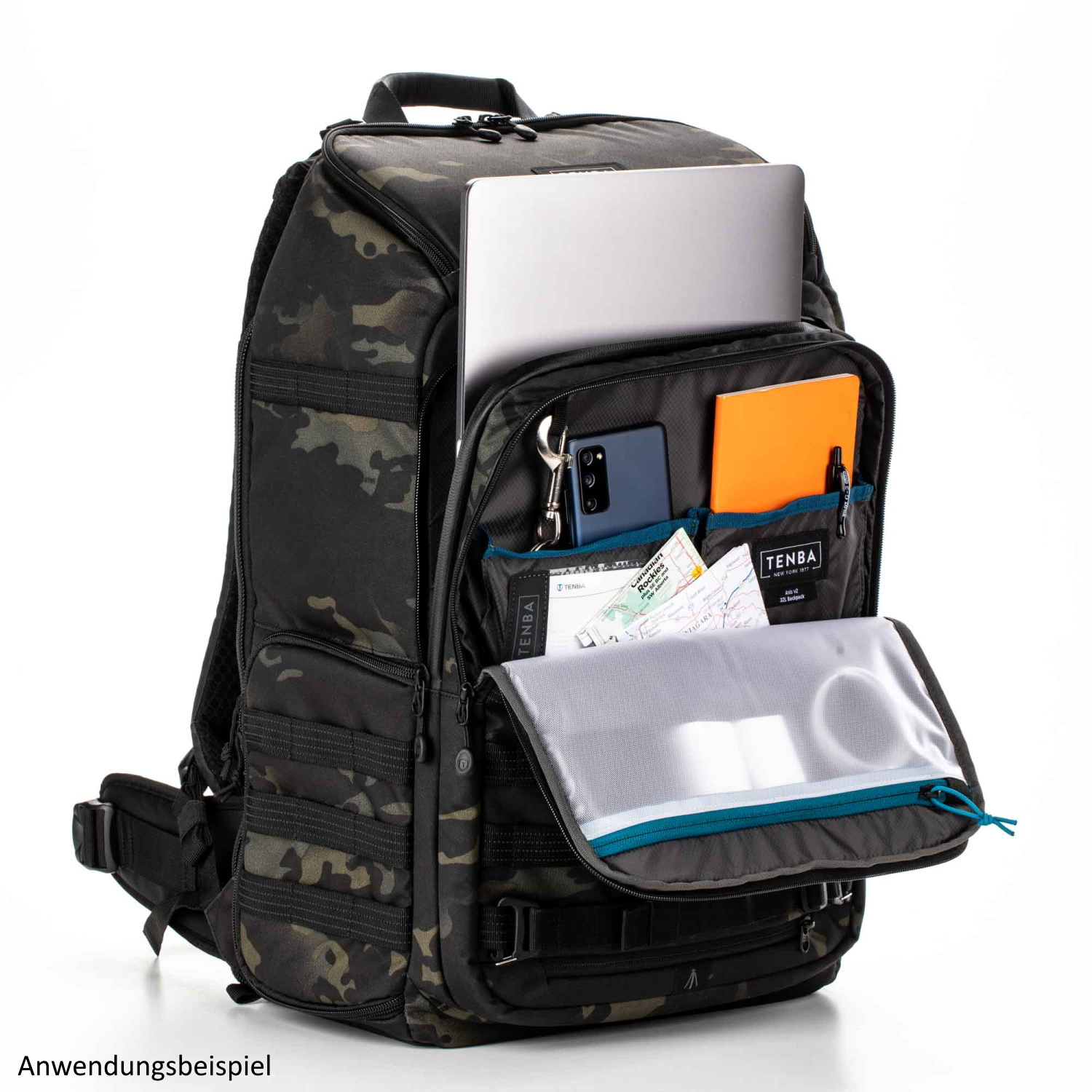Tenba Fotorucksack Axis v2 MultiCam 32L schwarz