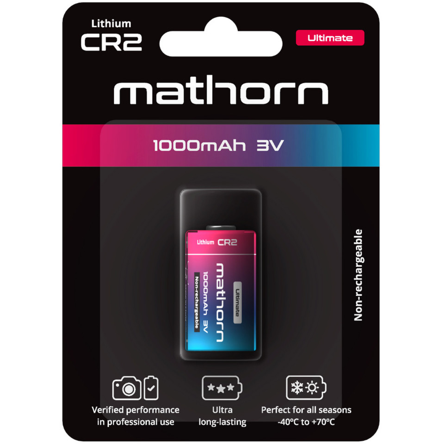 Mathorn Batterie Ultimate CR2 LiMnO2 3V
