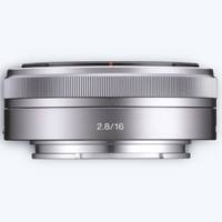 Sony E 16mm F2.8 silber