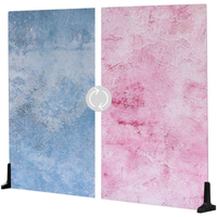 V-Flat World Duo Board Plastered Pink/Barn Door Blue