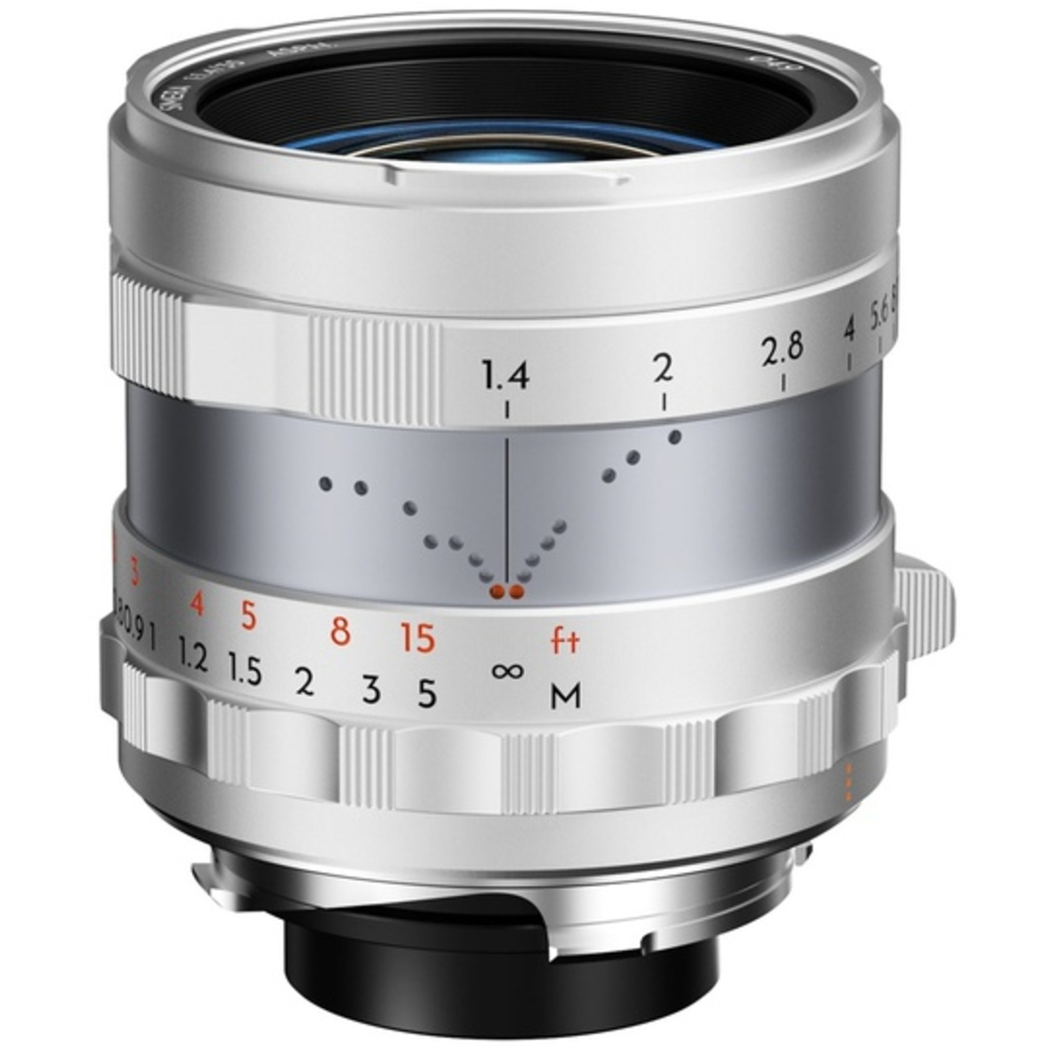 Thypoch Simera 35mm F1.4 Typ II für Leica M-Mount silber