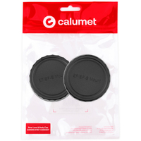 Calumet Objektiv- und Gehäusekappen-Set für Canon EF/EF-S-Mount