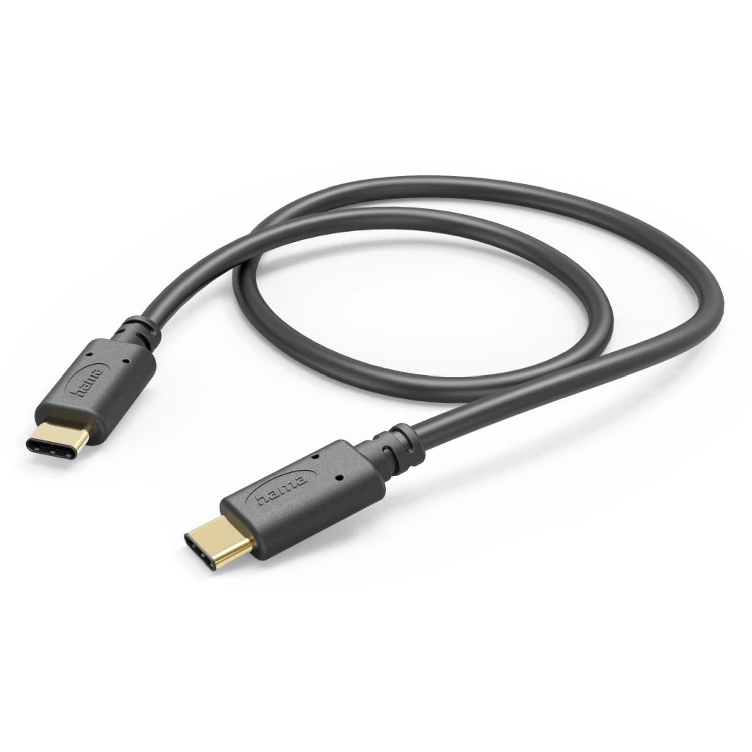 Hama Ladekabel USB-C-USB-C 1,5m Schwarz