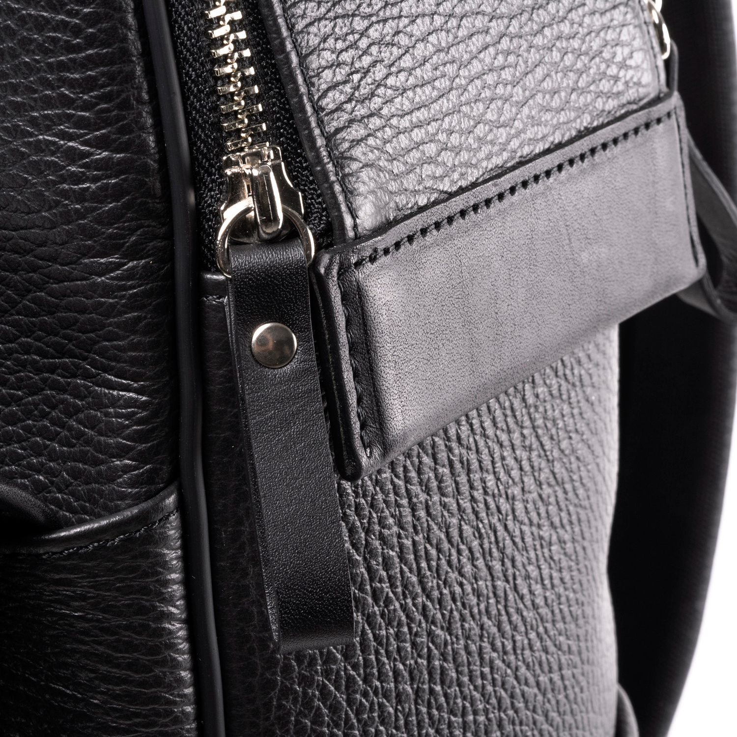 Artisan & Artist ACAM-EX0002 Premium Leder-Rucksack ''TOKYO'' schwarz