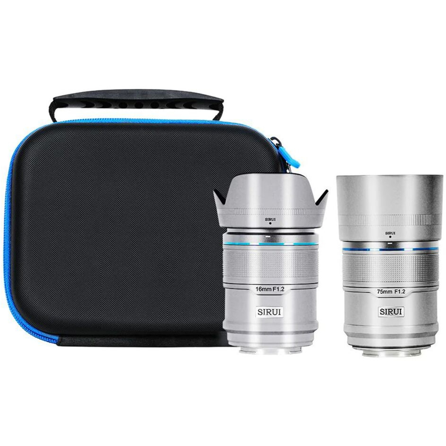 Sirui Sniper 16mm und 75mm F1.2 APSC für Sony E-Mount silber