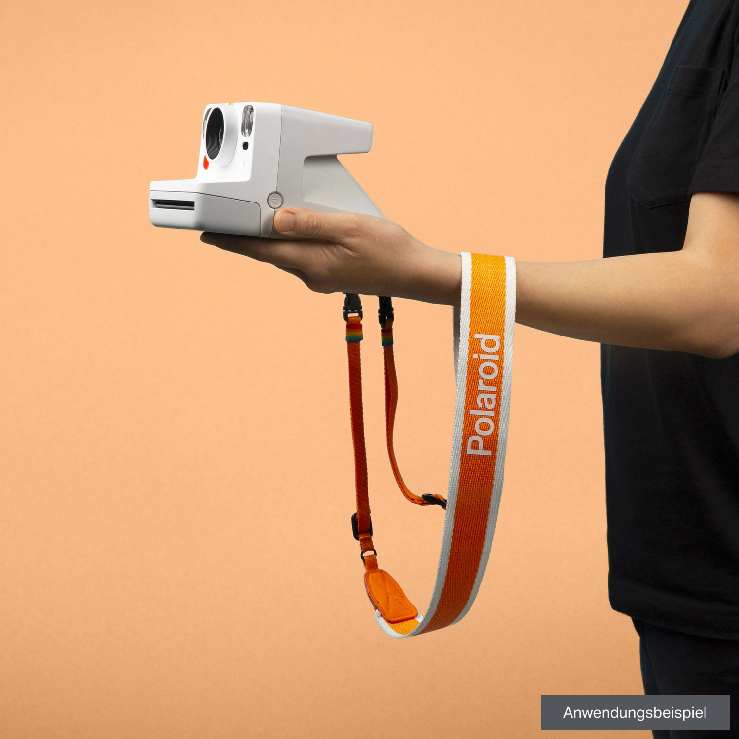 Polaroid Kameragurt Flat Orange Stripe