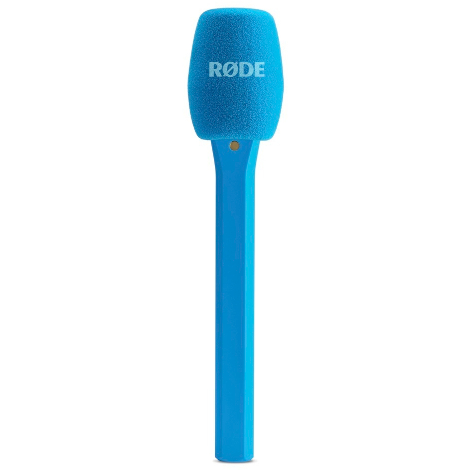 Rode Handadapter Interview Micro blau