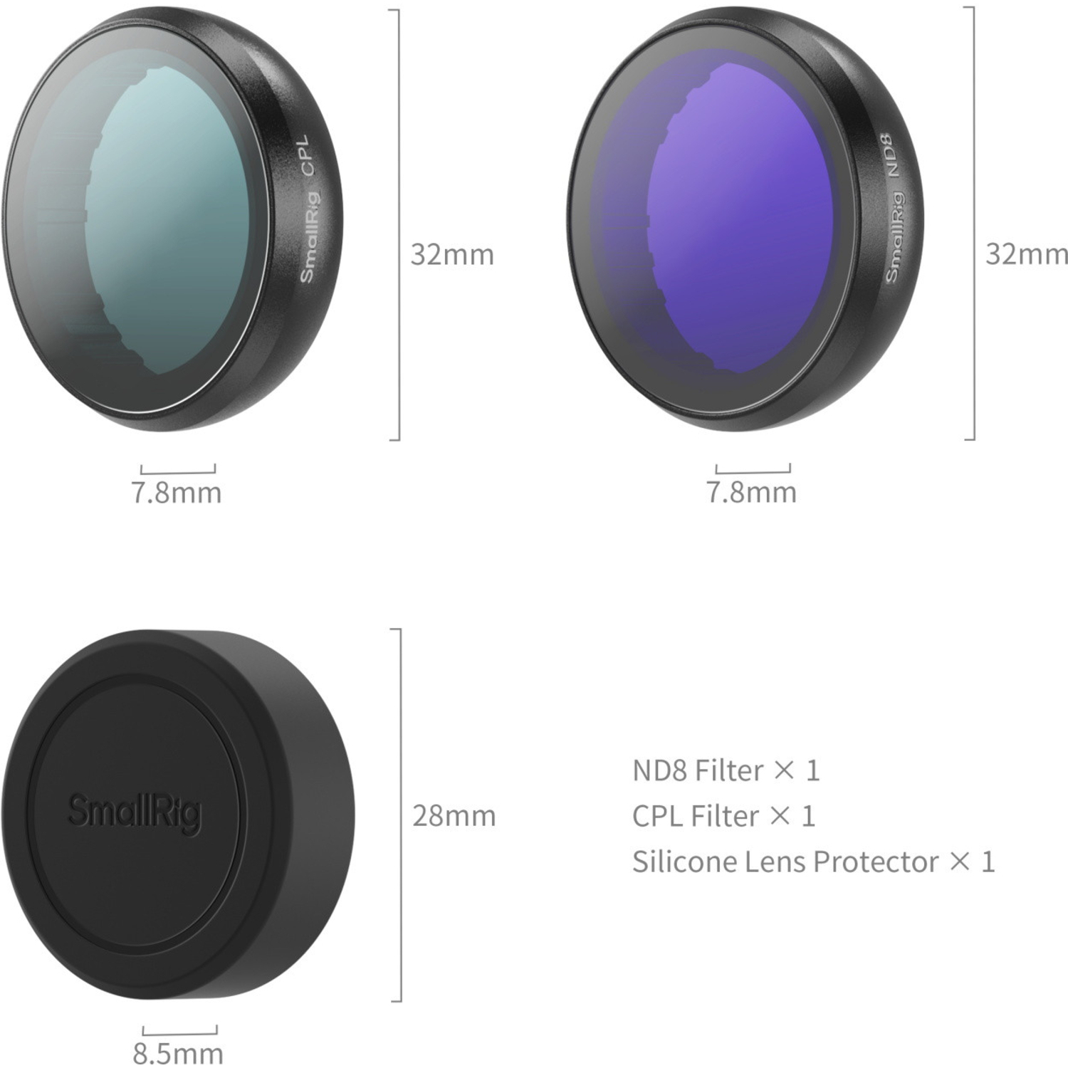 SmallRig Filter Kit 5862 für Insta360 GO Ultra