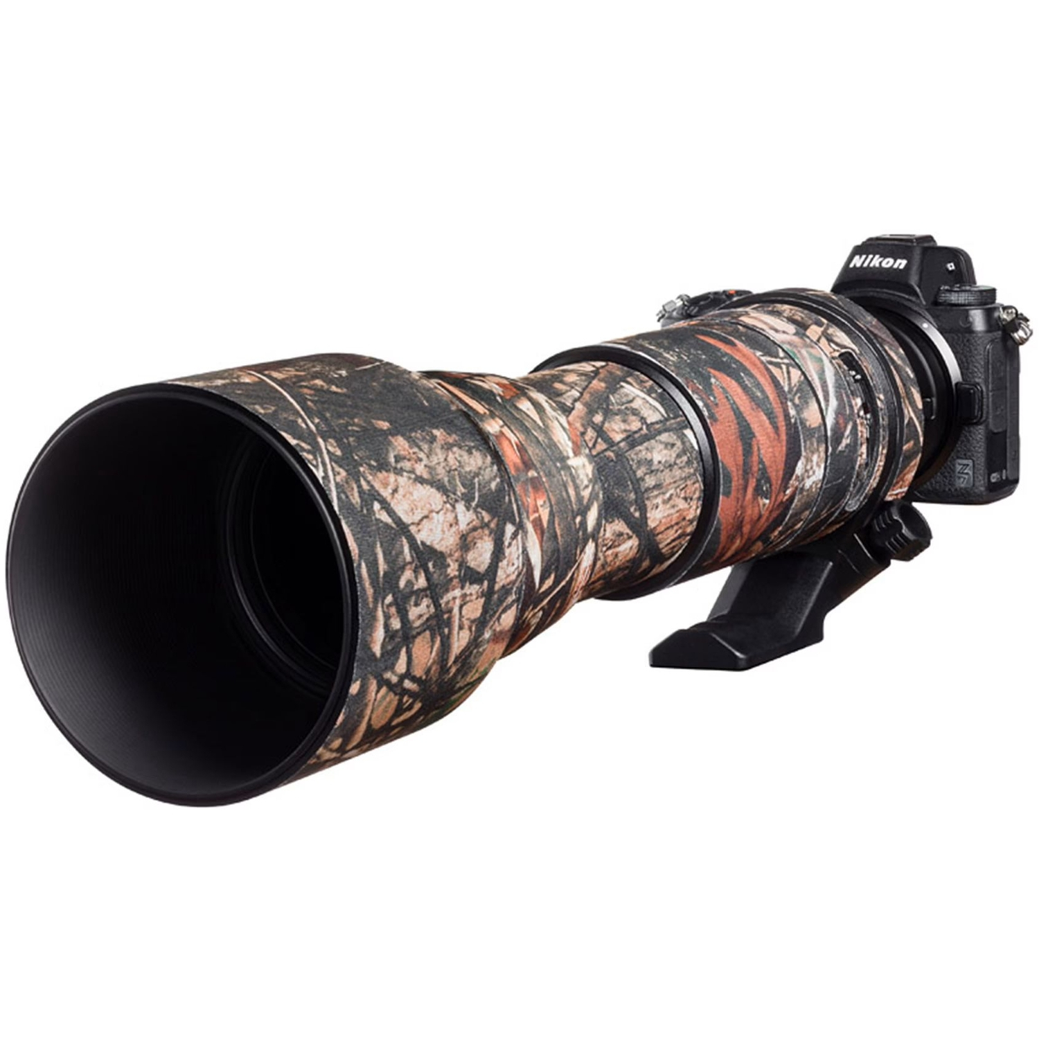 easyCover Lens Oak Objektivschutz für Tamron 150-600mm f/5-6.3 Di VC USD AO11 Wald Camouflage