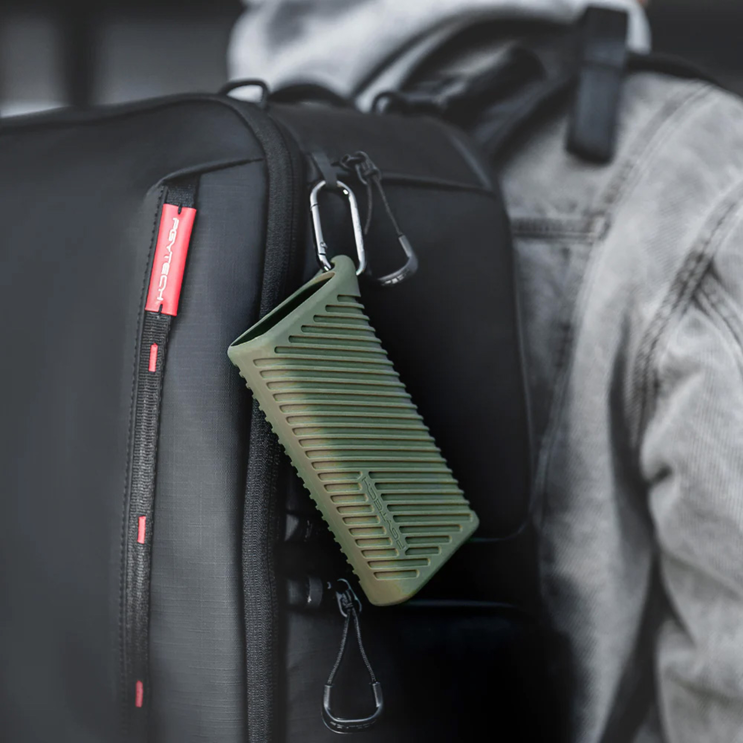 PGYTECH Speicherkartenetui CreateMate Moss Green für CFexpress Typ A, SD- und microSD-Karten