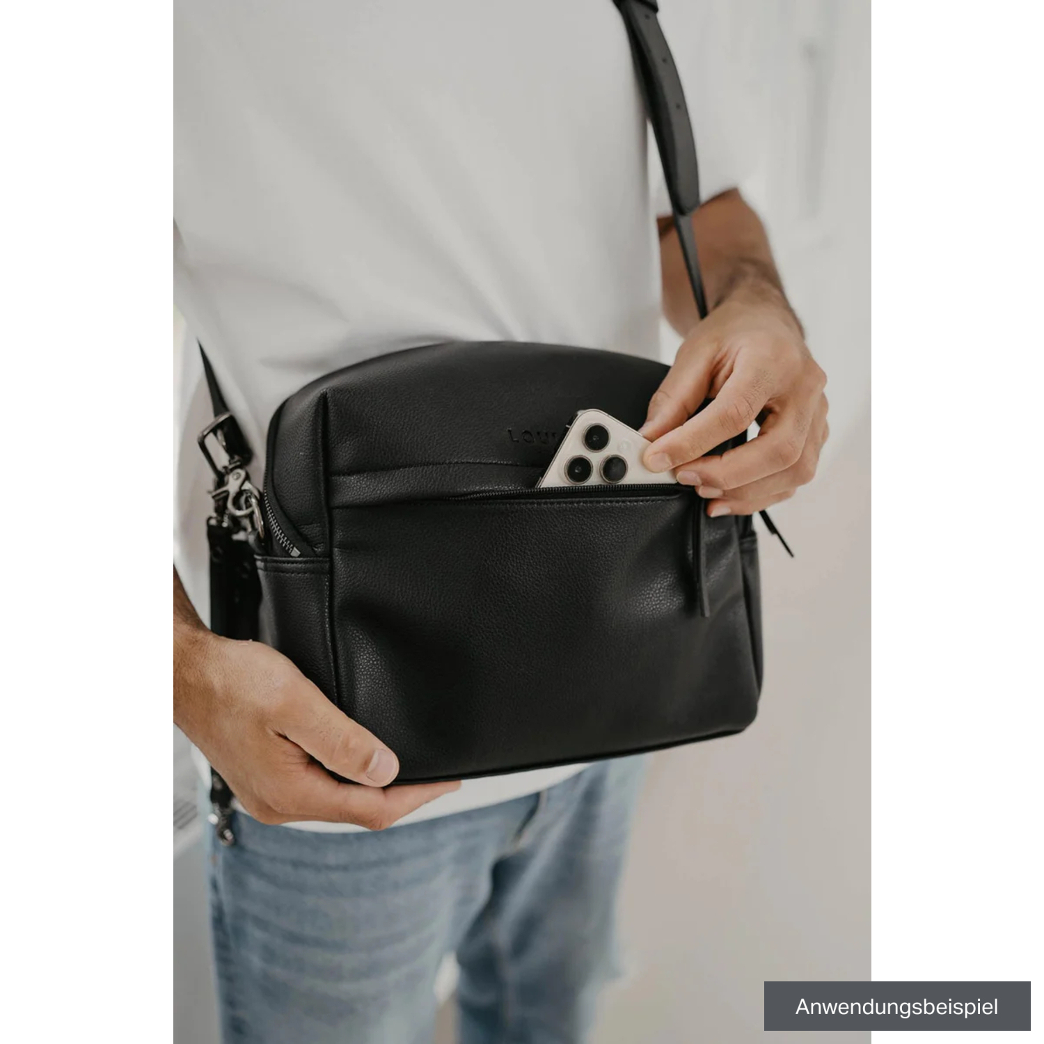 LOULEX Umhängetasche Organizer-Bag 10,1L schwarz