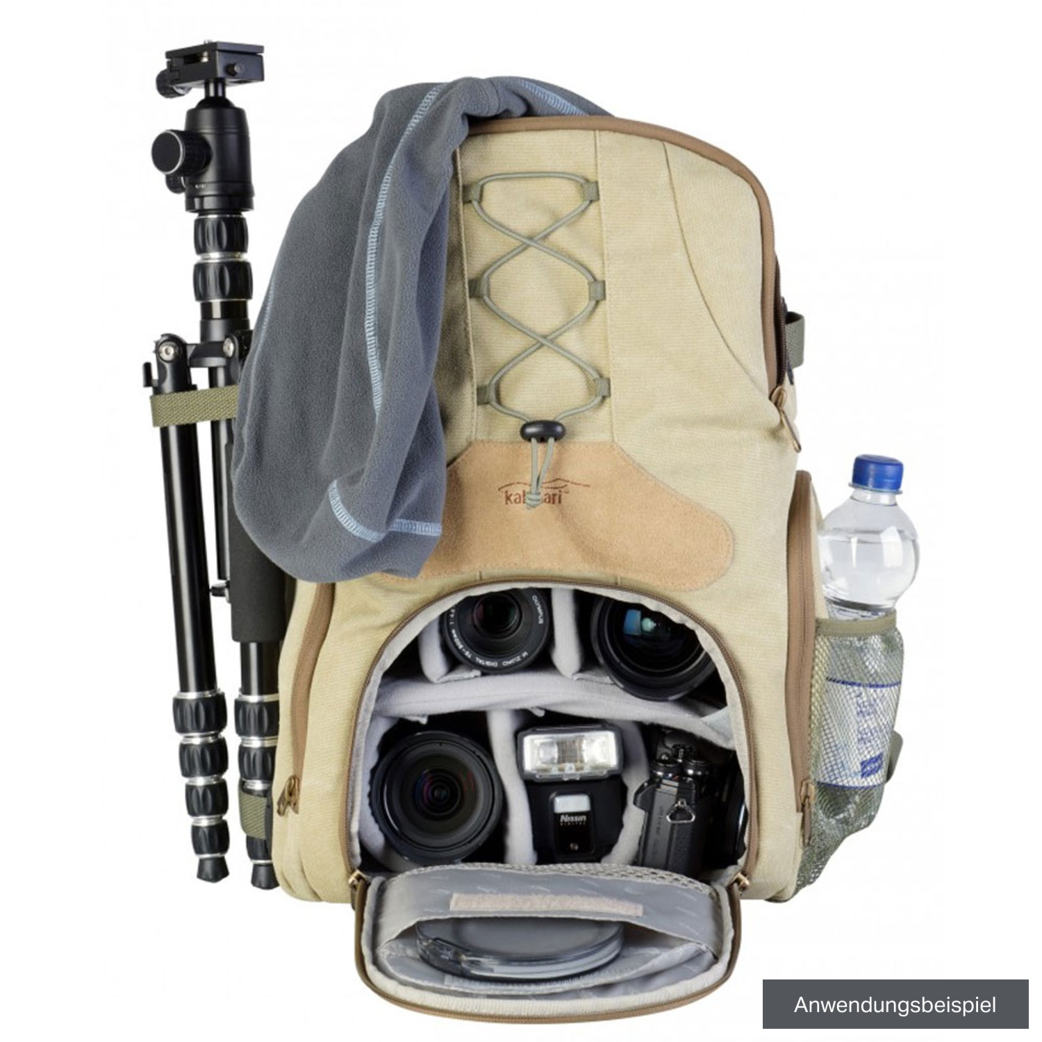 Kalahari KAPAKO K-69 Fotorucksack, khaki