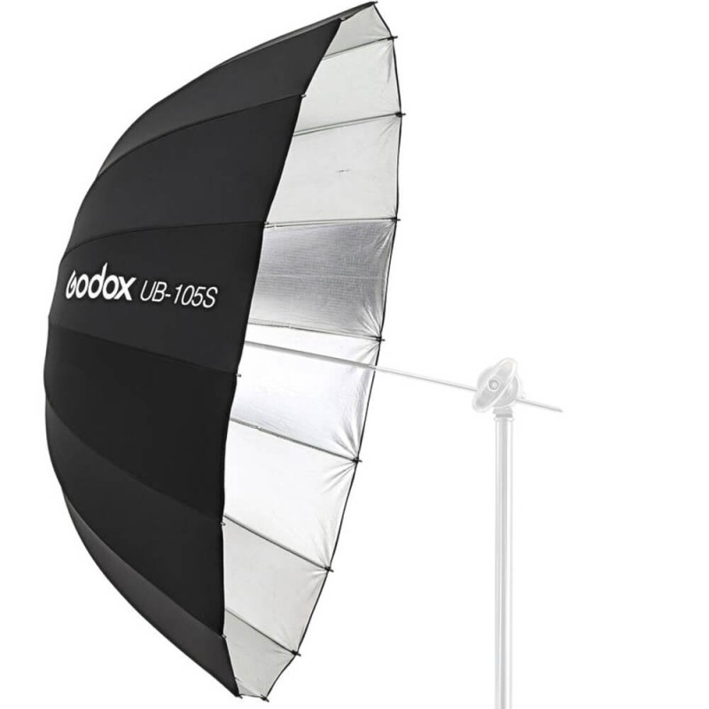 Godox UB-105S Parabolschirm 105 cm Black & Silver