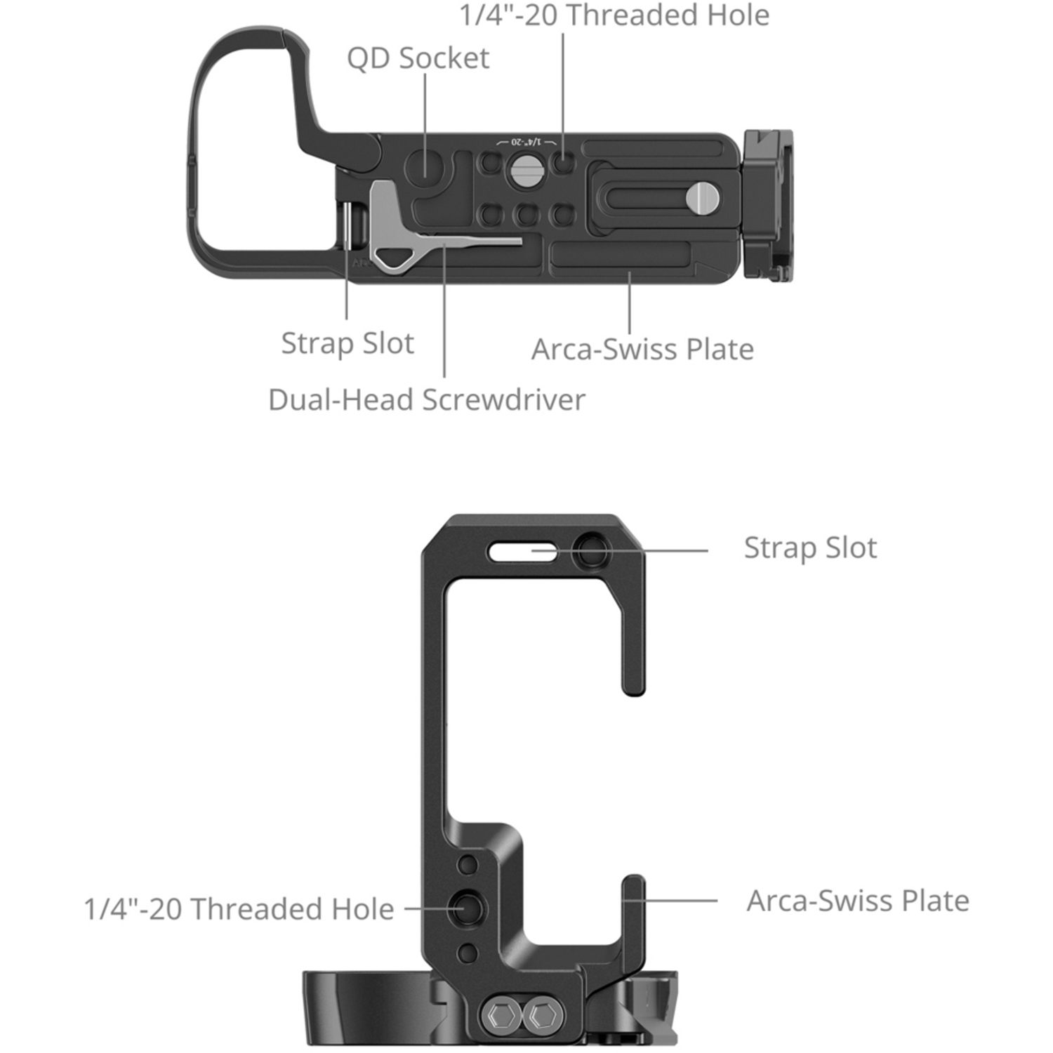 SmallRig 4523 L-Shape Mount Plate für Nikon Z6 III