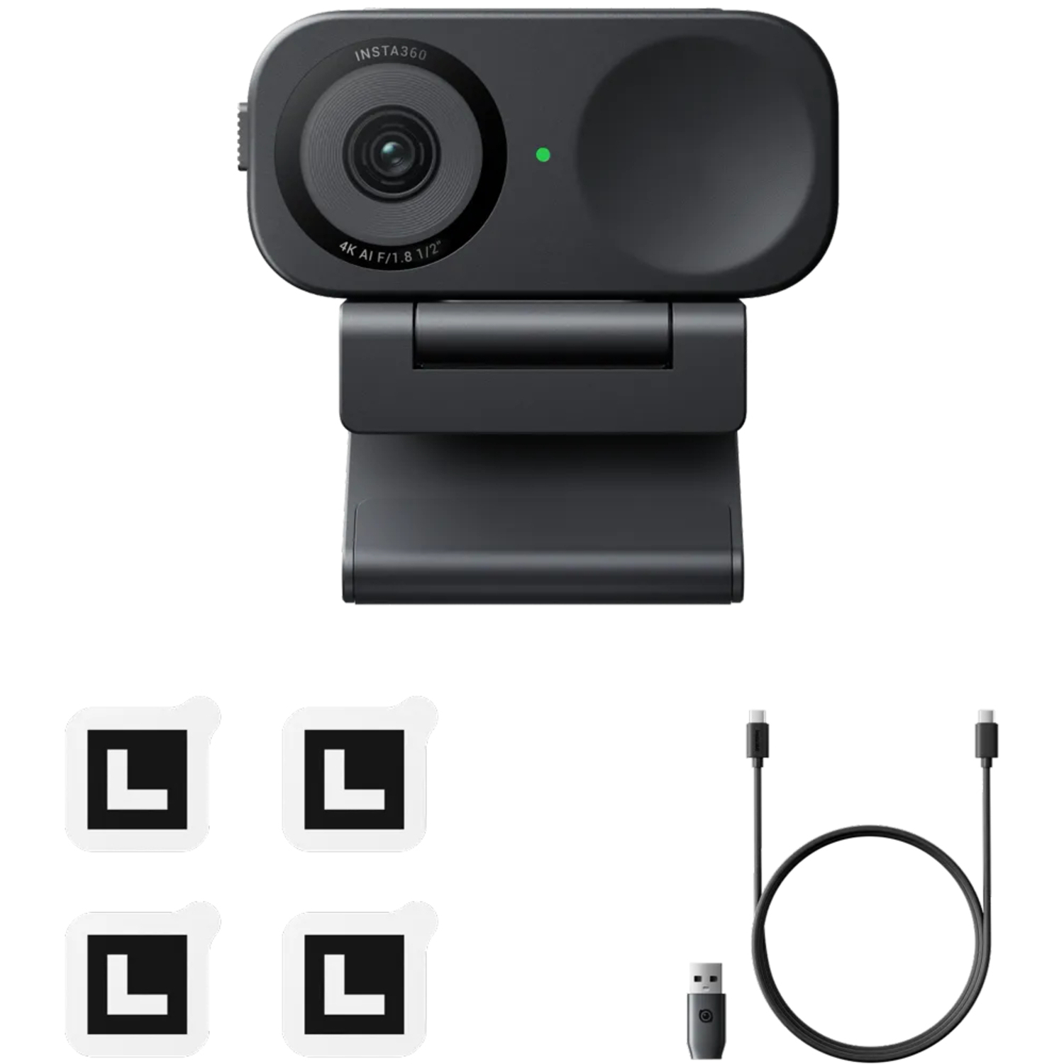 Insta360 Link 2C graphitschwarz