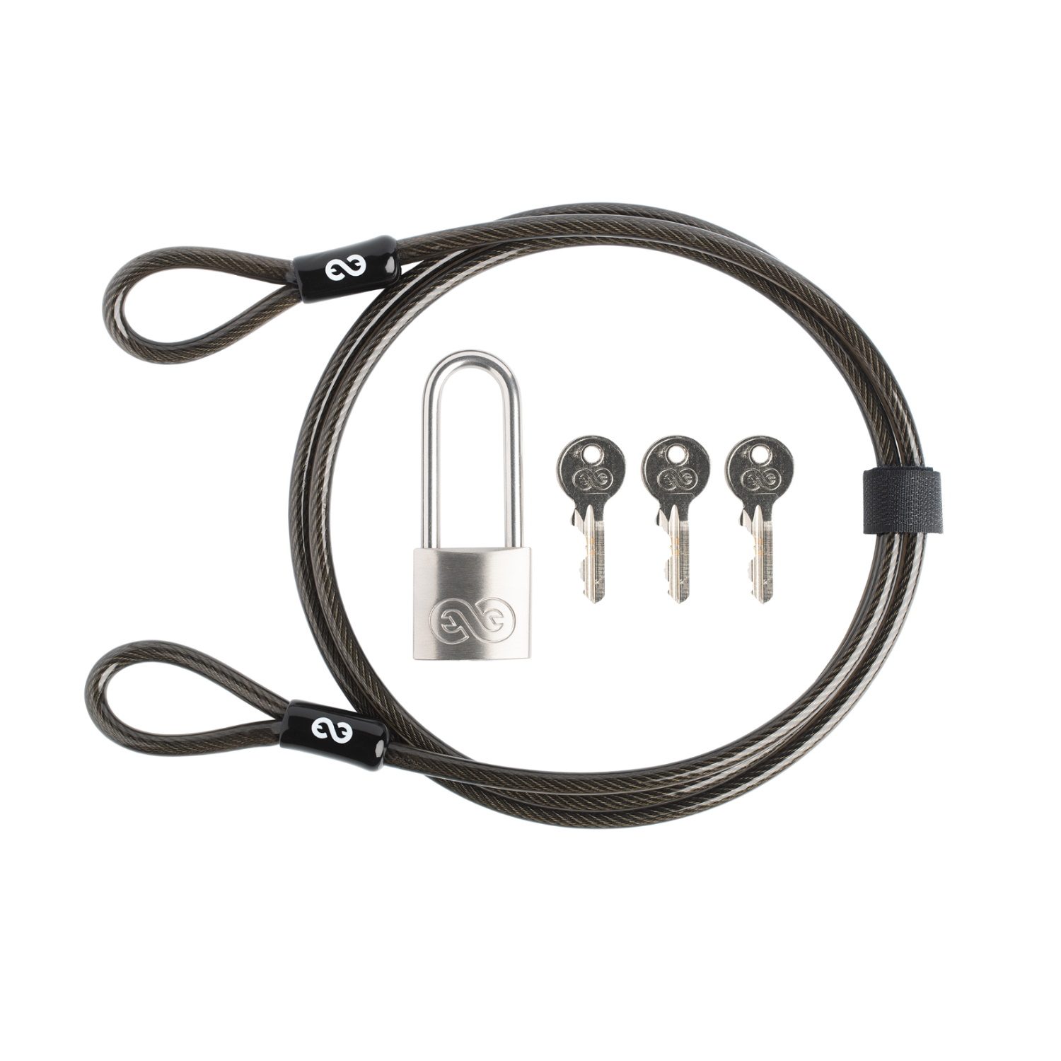 Enlaps Diebstahlsicherungs-Kabel mit Vorhängeschloss für Tikee Zeitraffer-Kamera