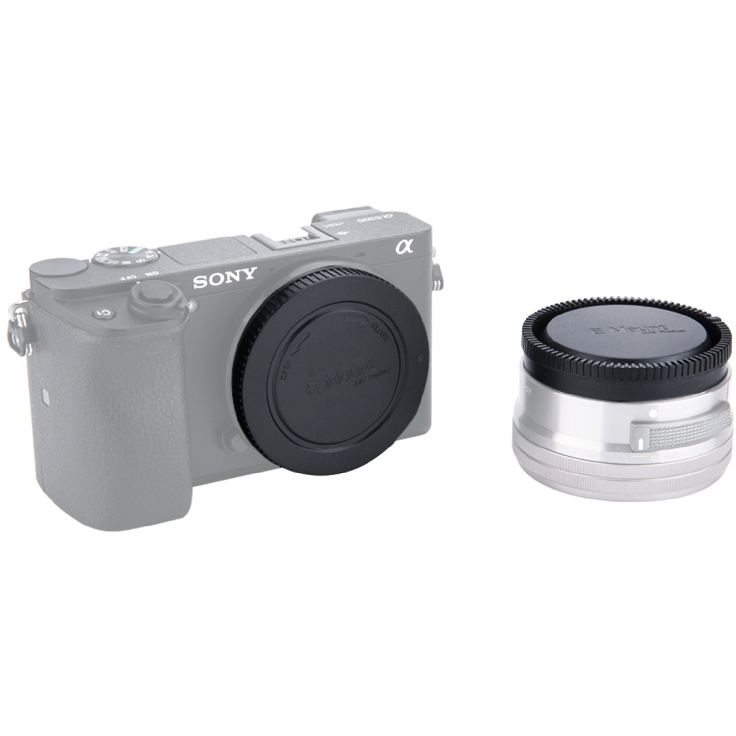 B.I.G. Gehäuse-/Objektivrückdeckel Set Sony E