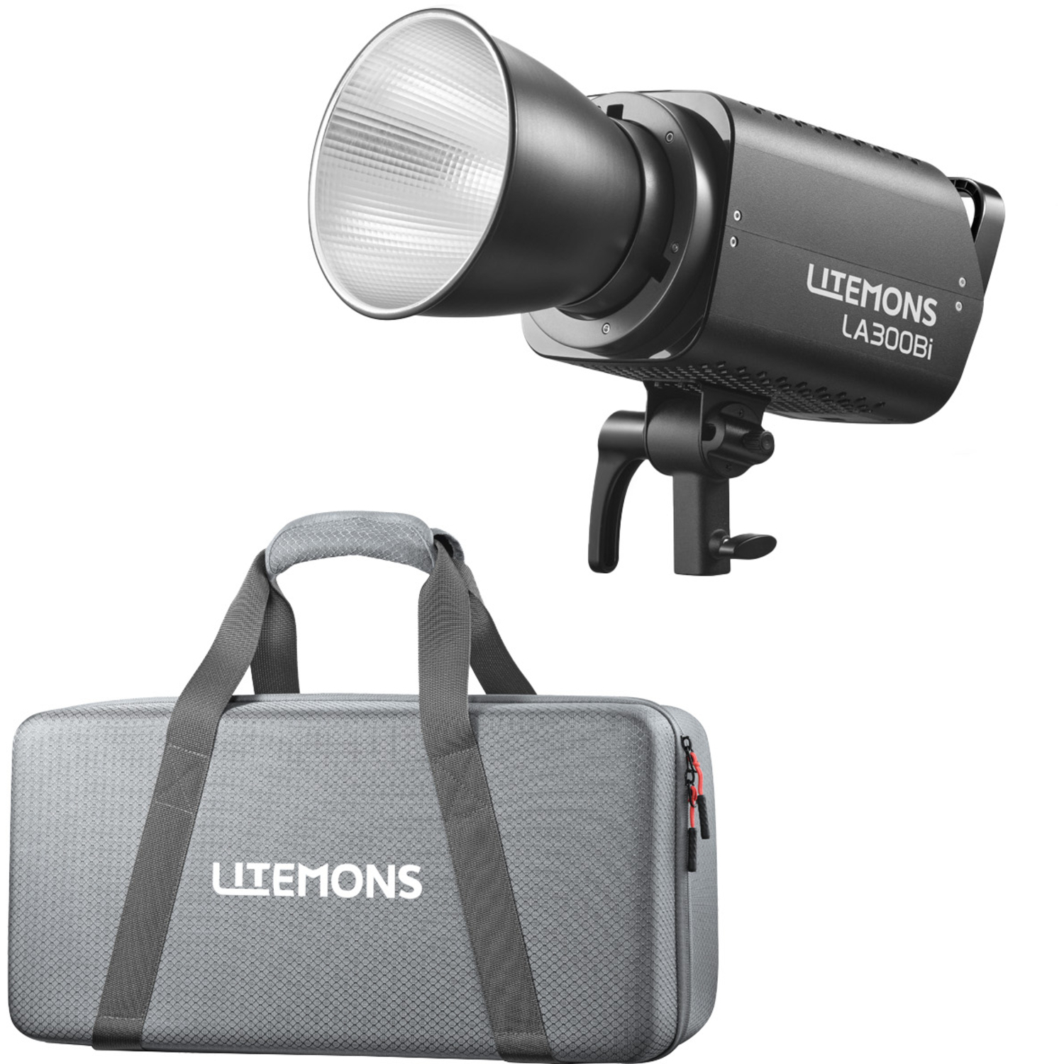 Godox Bi-color LED Videolicht Litemons LA300Bi K1 Kit schwarz