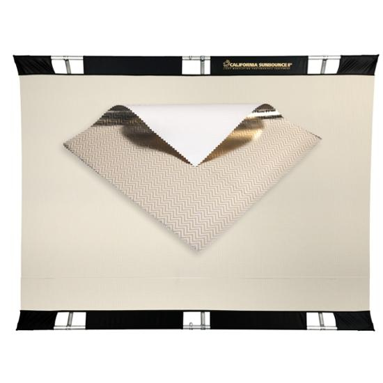 Sunbounce SUN-BOUNCER BIG KIT Zebra Gold / Silber - Rückseite Weiss (1 Naht)